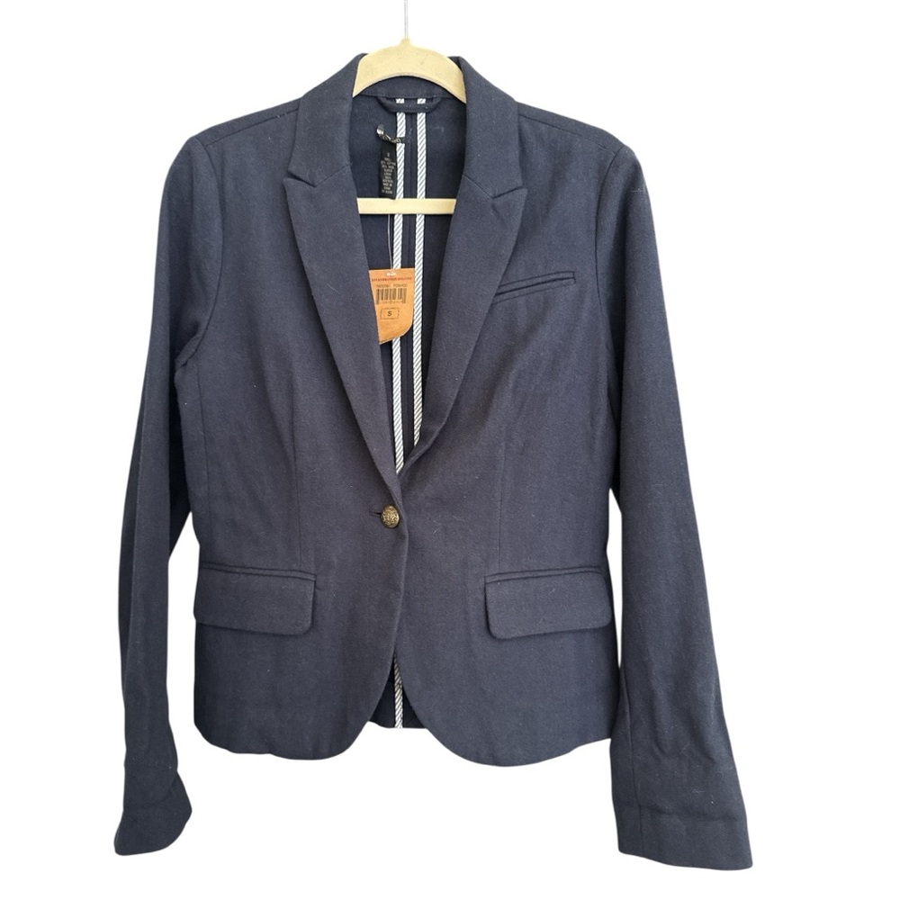 Lucky Brand deconstructed navy blazer size S NWT C0026 - Picture 1 of 6